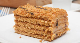 Honey Russian cake (medovik) recipe