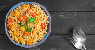 Bulgur pilaf recipe from green lentil dish