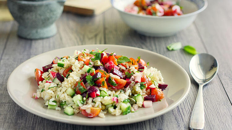 Pilavdan pirinç salatası tarifi