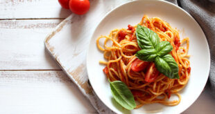 Pasta recipe with tomato sauce