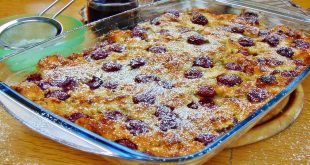 Rezept-Kirschmichel-selber-machen-Ofenschlupfer-Kirschauflauf-Auflauf-mit-Kirschen
