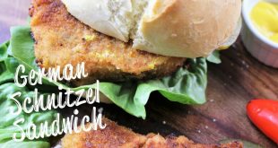 German-Schnitzel-Sandwich