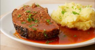 Hackbraten-mit-Sauce-Rezept-Meat-Loaf-with-Sauce-Recipe-ENG-SUBS