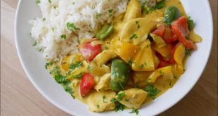 Hahnchengeschnetzeltes-mit-Curry-Sahne-Sauce-Chicken-Strips-with-Creamy-Curry-Sauce-ENG-SUBS
