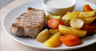 Schweinesteaks-mit-Ofengemuse-Aioli-Pork-Steaks-with-Oven-Vegetables-Aioli-ENG-SUBS